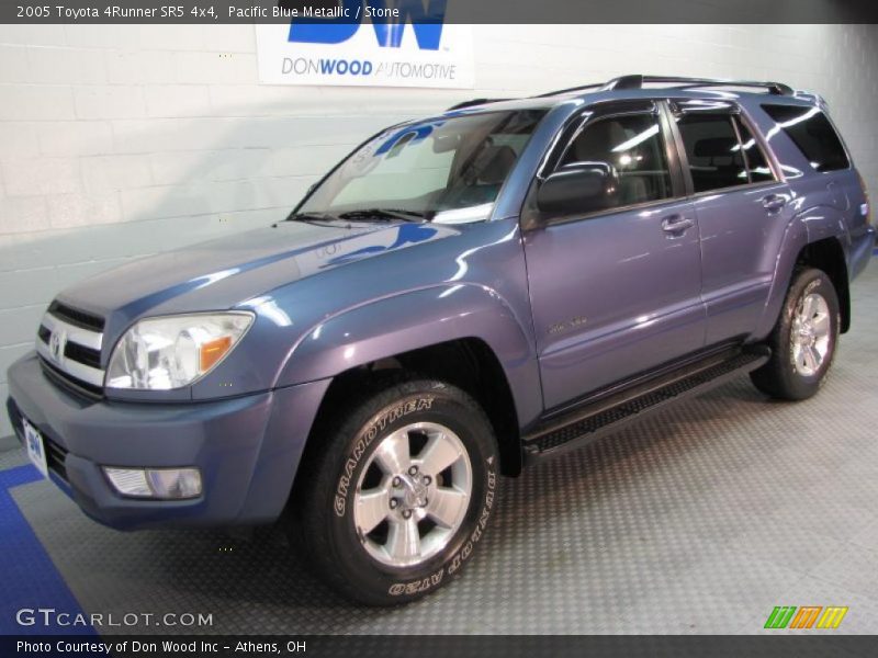 Pacific Blue Metallic / Stone 2005 Toyota 4Runner SR5 4x4