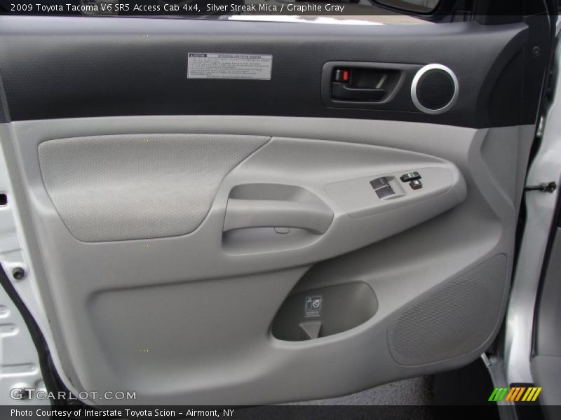 Silver Streak Mica / Graphite Gray 2009 Toyota Tacoma V6 SR5 Access Cab 4x4
