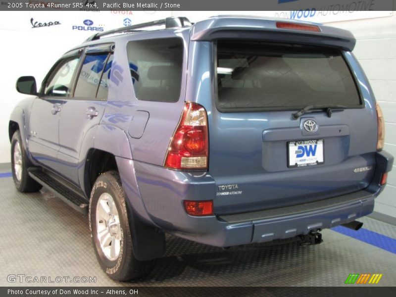 Pacific Blue Metallic / Stone 2005 Toyota 4Runner SR5 4x4
