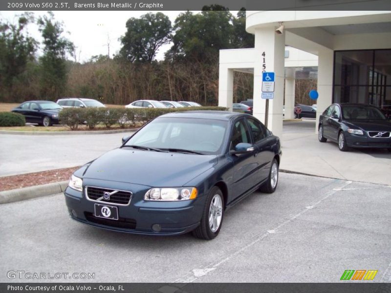 Barents Blue Metallic / Graphite 2009 Volvo S60 2.5T