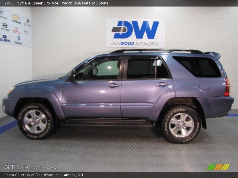 Pacific Blue Metallic / Stone 2005 Toyota 4Runner SR5 4x4