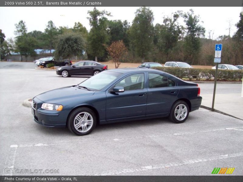 Barents Blue Metallic / Graphite 2009 Volvo S60 2.5T