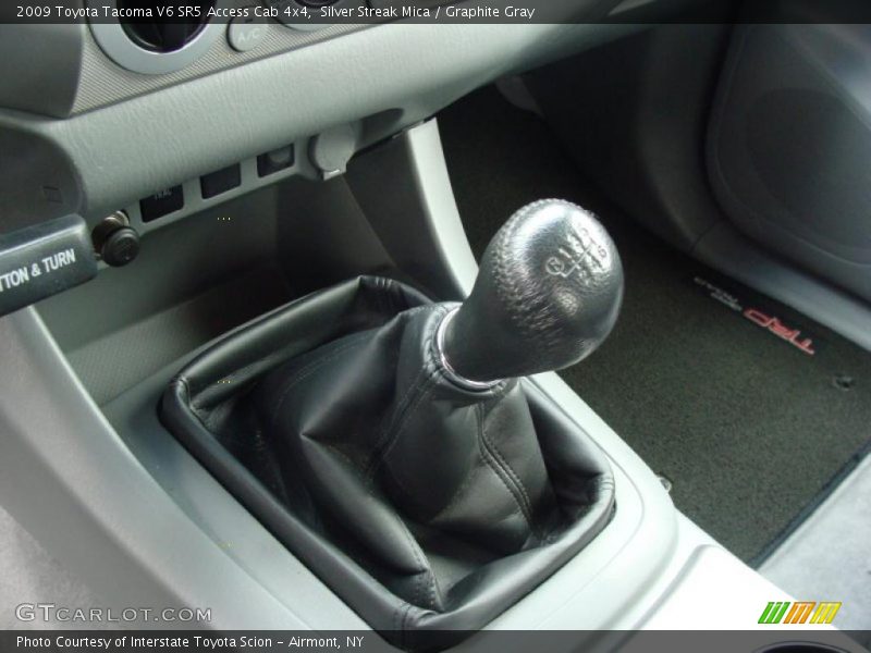 Silver Streak Mica / Graphite Gray 2009 Toyota Tacoma V6 SR5 Access Cab 4x4