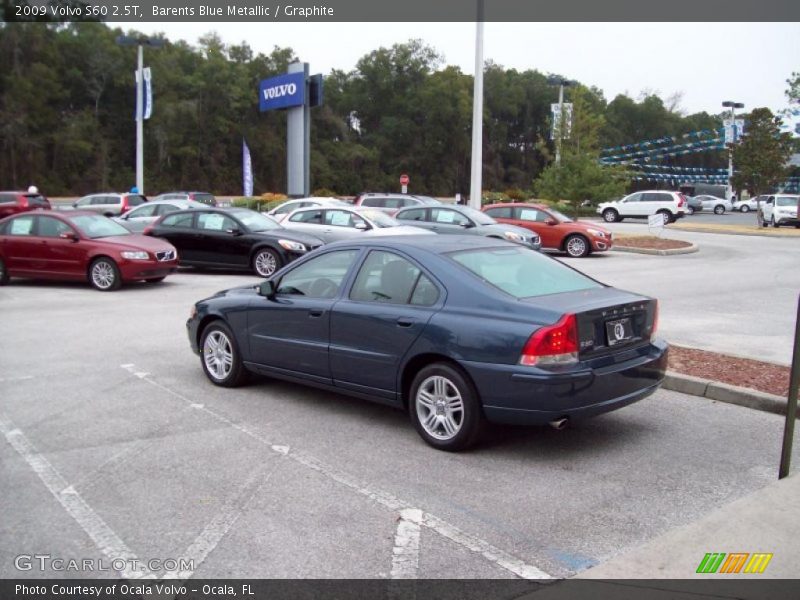 Barents Blue Metallic / Graphite 2009 Volvo S60 2.5T