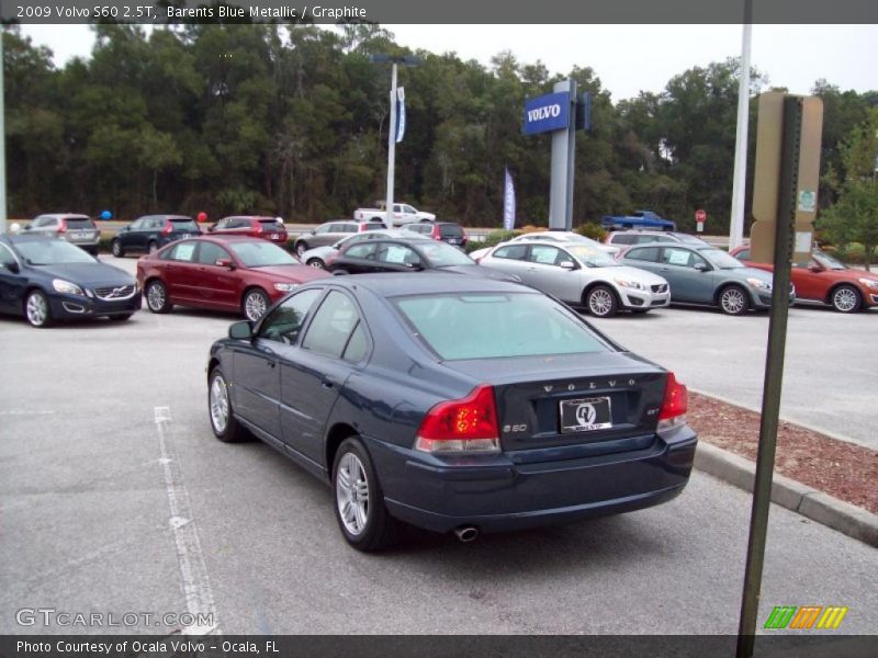 Barents Blue Metallic / Graphite 2009 Volvo S60 2.5T