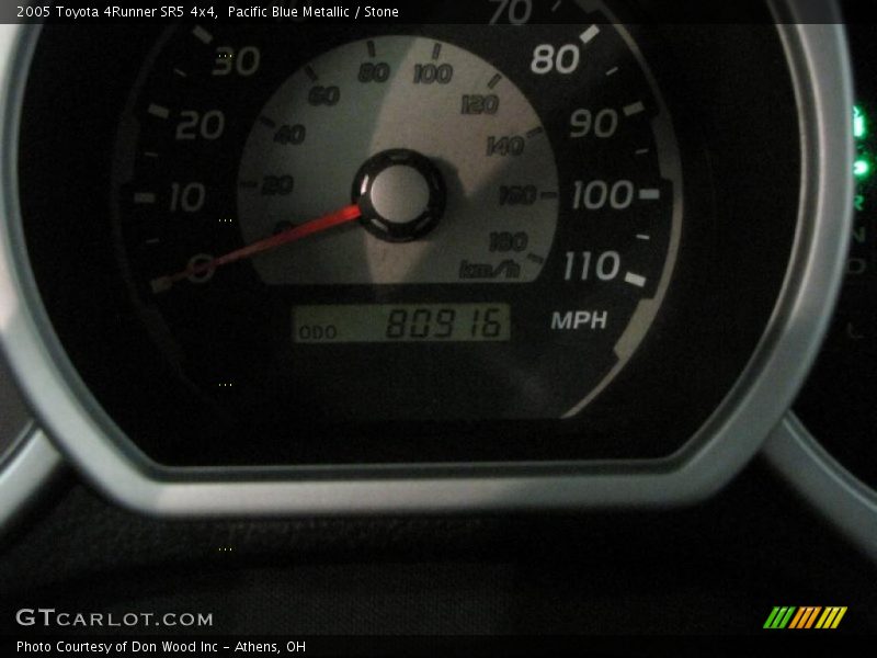 Pacific Blue Metallic / Stone 2005 Toyota 4Runner SR5 4x4