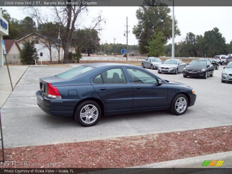 Barents Blue Metallic / Graphite 2009 Volvo S60 2.5T