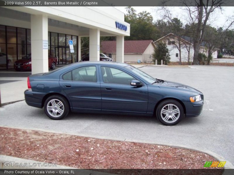 Barents Blue Metallic / Graphite 2009 Volvo S60 2.5T