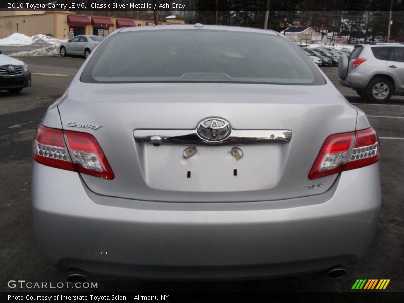 Classic Silver Metallic / Ash Gray 2010 Toyota Camry LE V6