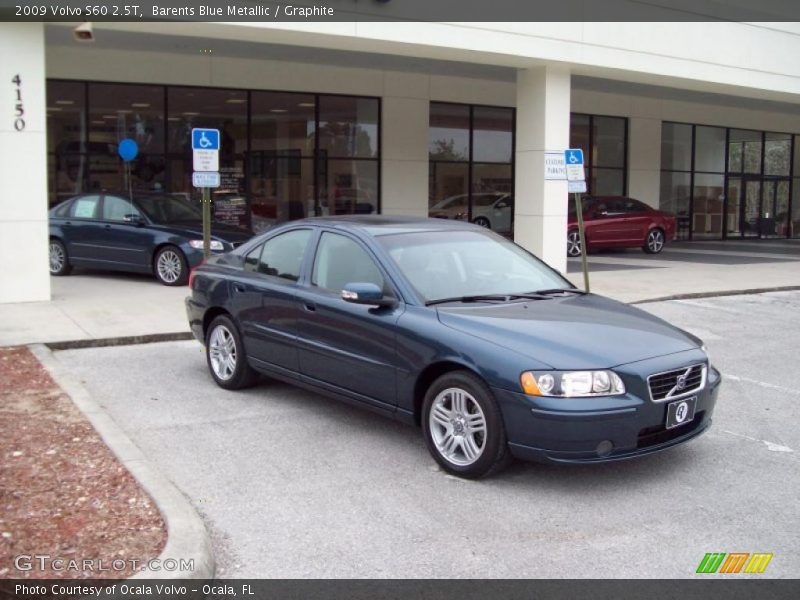 Barents Blue Metallic / Graphite 2009 Volvo S60 2.5T