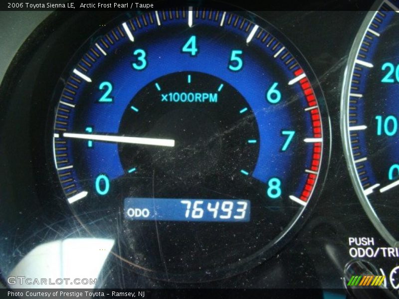 Arctic Frost Pearl / Taupe 2006 Toyota Sienna LE