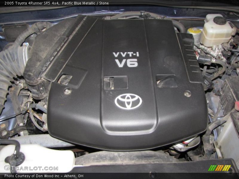Pacific Blue Metallic / Stone 2005 Toyota 4Runner SR5 4x4
