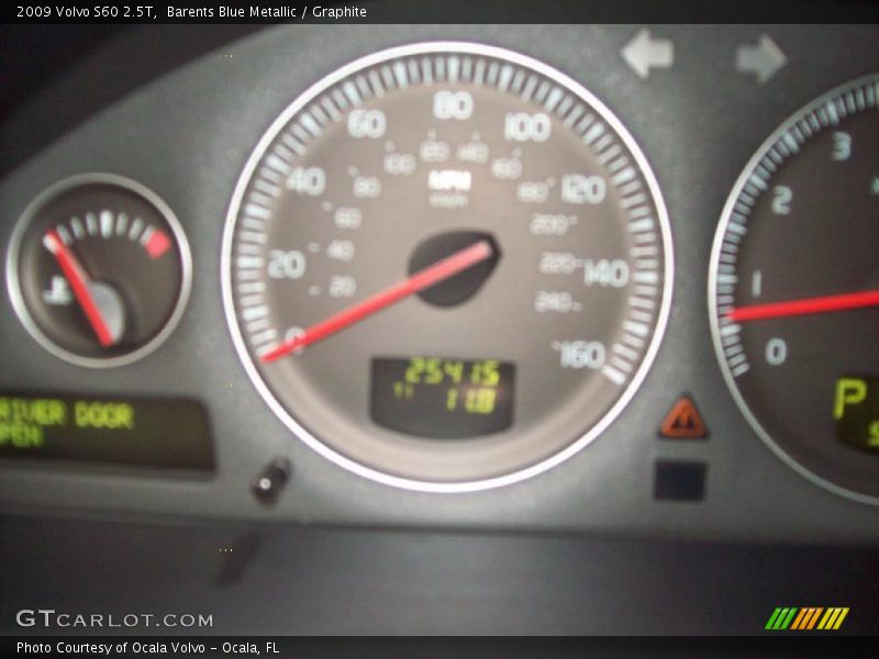 Barents Blue Metallic / Graphite 2009 Volvo S60 2.5T