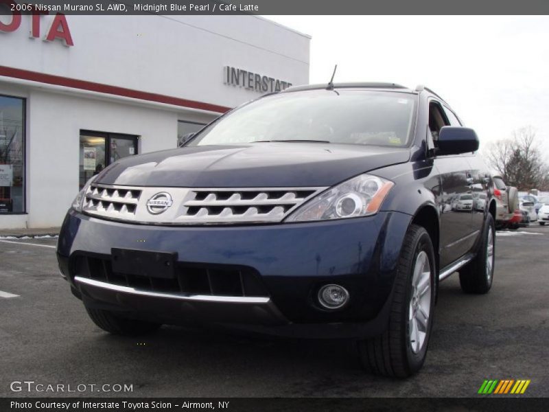 Midnight Blue Pearl / Cafe Latte 2006 Nissan Murano SL AWD