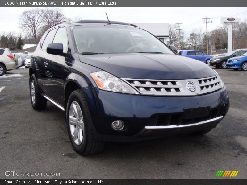 Midnight Blue Pearl / Cafe Latte 2006 Nissan Murano SL AWD
