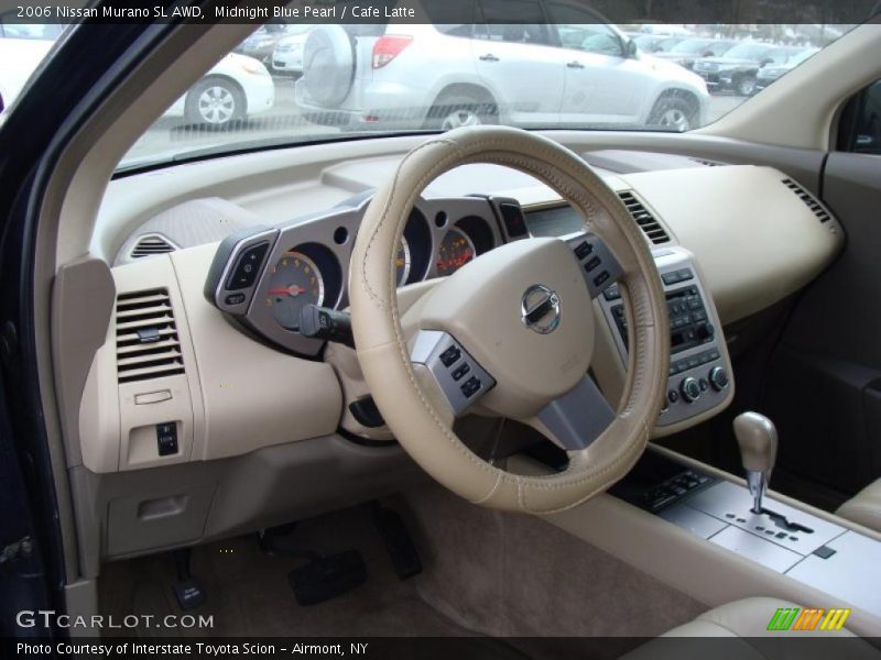 Midnight Blue Pearl / Cafe Latte 2006 Nissan Murano SL AWD