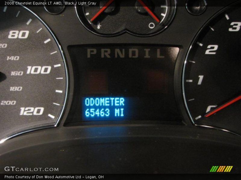 Black / Light Gray 2008 Chevrolet Equinox LT AWD
