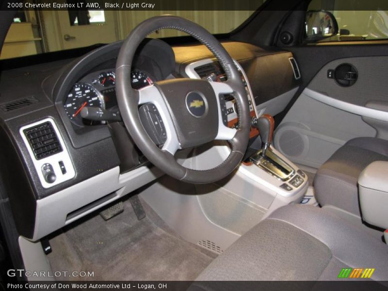 Black / Light Gray 2008 Chevrolet Equinox LT AWD