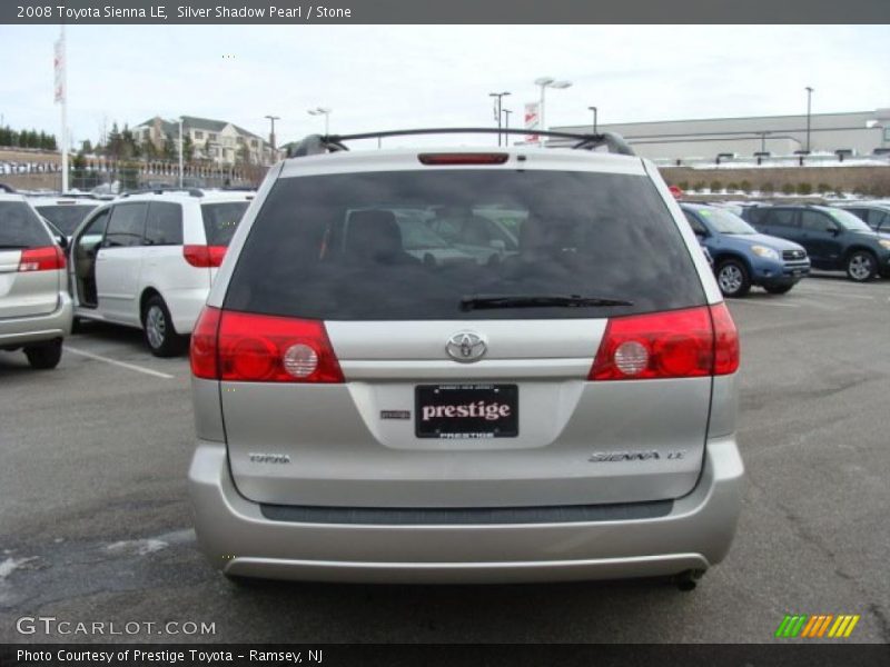 Silver Shadow Pearl / Stone 2008 Toyota Sienna LE