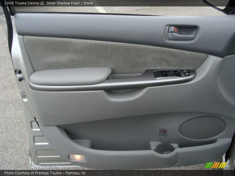 Silver Shadow Pearl / Stone 2008 Toyota Sienna LE