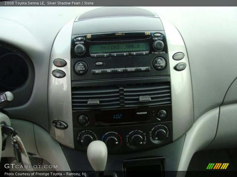 Silver Shadow Pearl / Stone 2008 Toyota Sienna LE