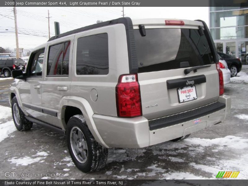 Light Graystone Pearl / Dark Slate Gray 2008 Jeep Commander Sport 4x4