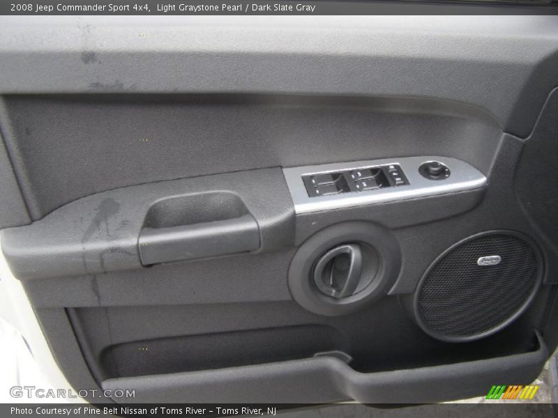 Light Graystone Pearl / Dark Slate Gray 2008 Jeep Commander Sport 4x4