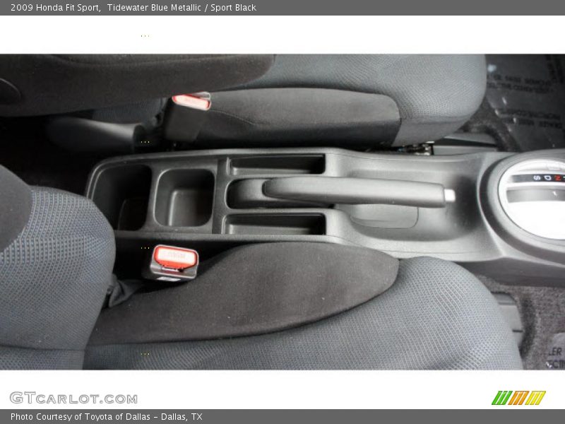 Tidewater Blue Metallic / Sport Black 2009 Honda Fit Sport