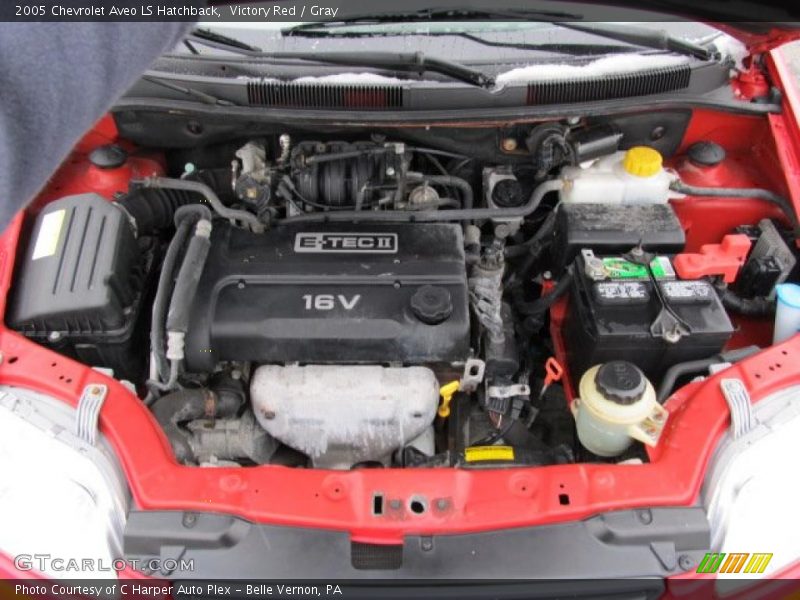 Victory Red / Gray 2005 Chevrolet Aveo LS Hatchback