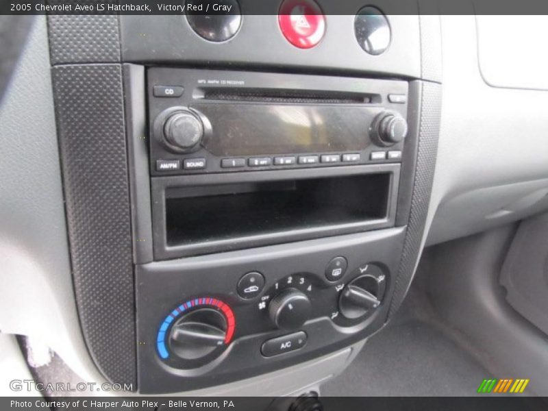 Victory Red / Gray 2005 Chevrolet Aveo LS Hatchback