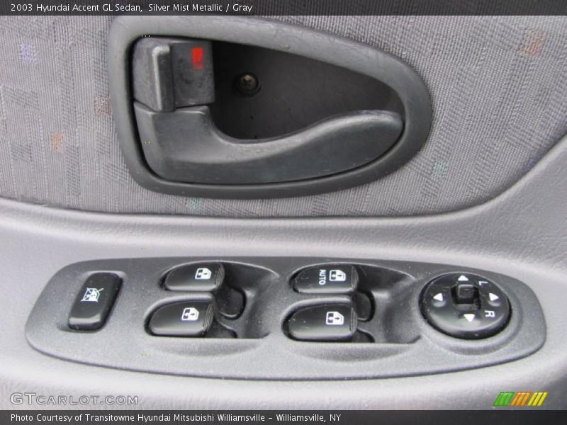 Silver Mist Metallic / Gray 2003 Hyundai Accent GL Sedan