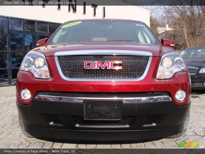 Red Jewel / Ebony 2009 GMC Acadia SLT AWD
