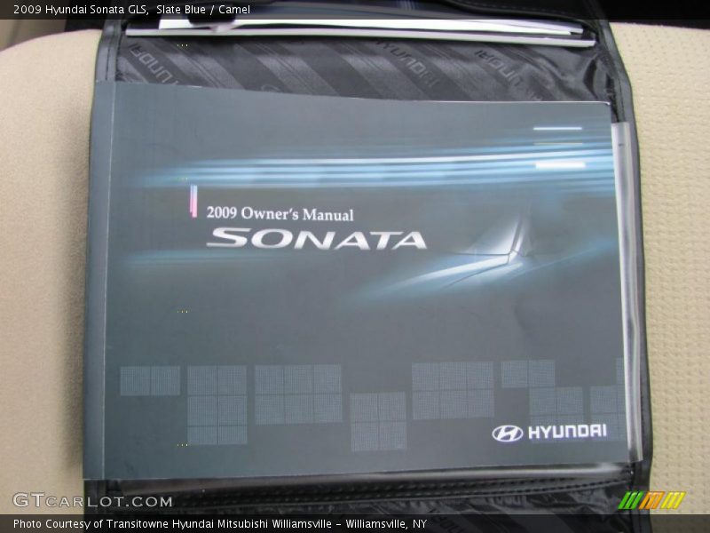 Slate Blue / Camel 2009 Hyundai Sonata GLS
