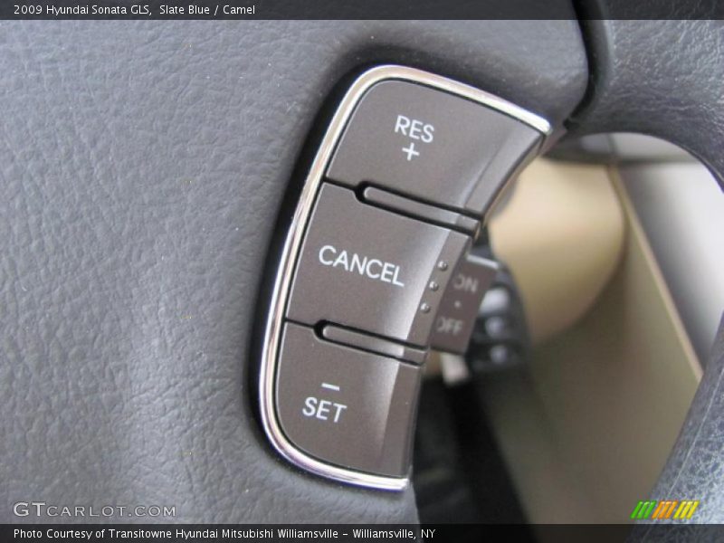 Slate Blue / Camel 2009 Hyundai Sonata GLS