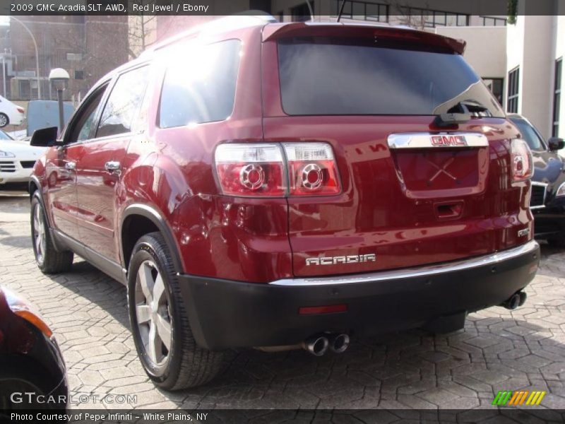 Red Jewel / Ebony 2009 GMC Acadia SLT AWD