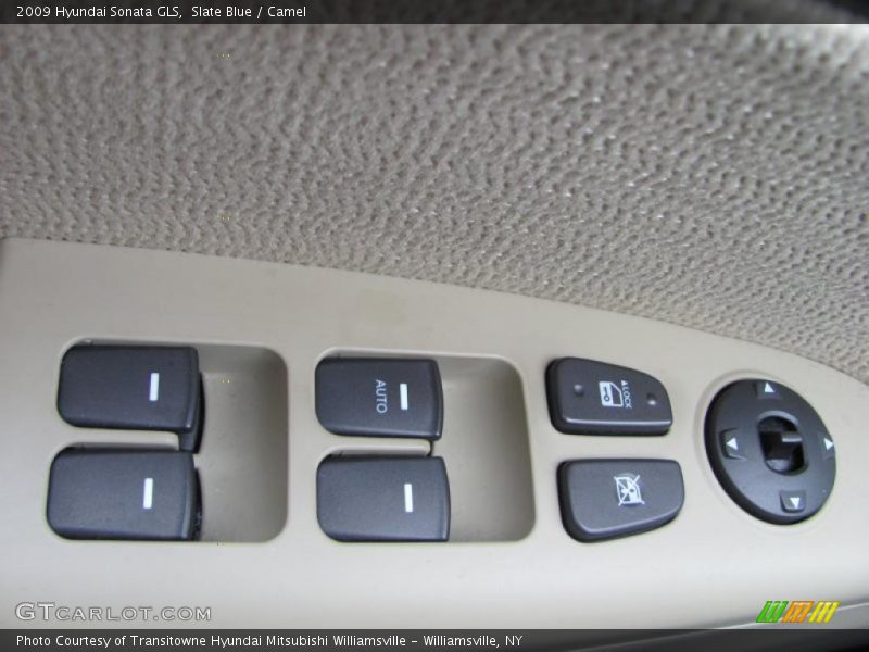 Slate Blue / Camel 2009 Hyundai Sonata GLS