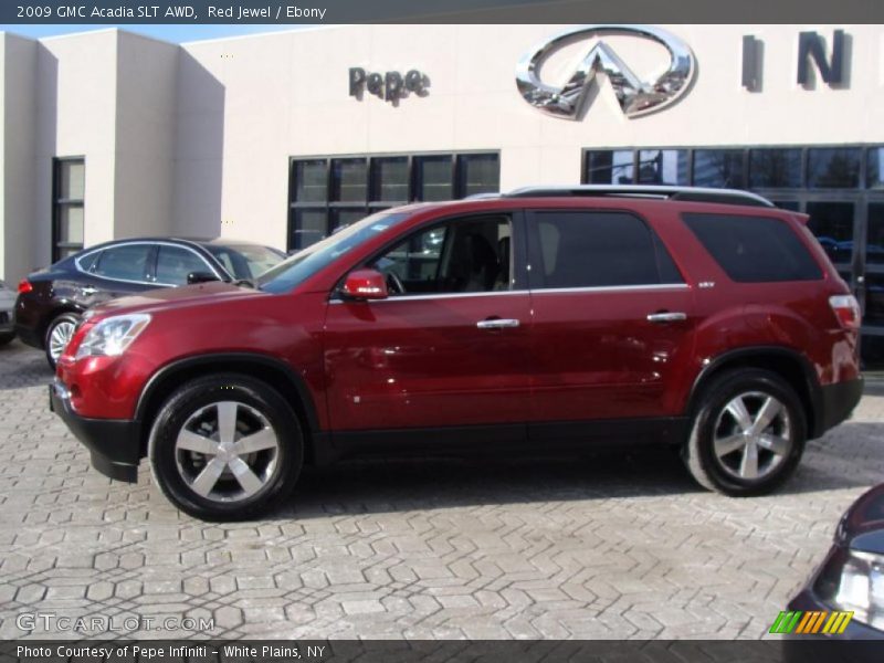 Red Jewel / Ebony 2009 GMC Acadia SLT AWD