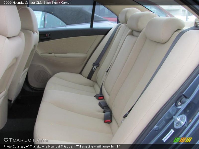Slate Blue / Camel 2009 Hyundai Sonata GLS