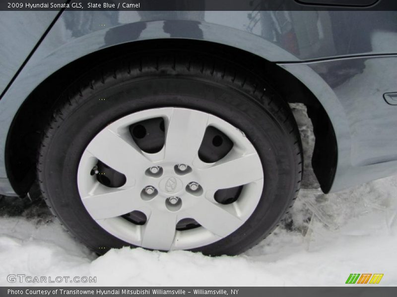 Slate Blue / Camel 2009 Hyundai Sonata GLS