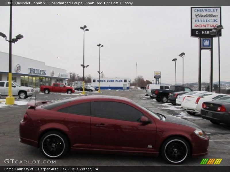 Sport Red Tint Coat / Ebony 2007 Chevrolet Cobalt SS Supercharged Coupe