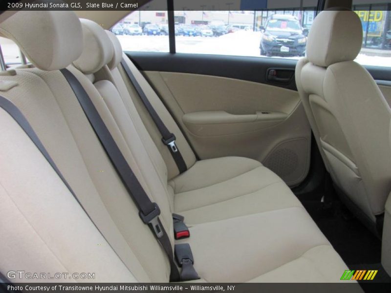 Slate Blue / Camel 2009 Hyundai Sonata GLS