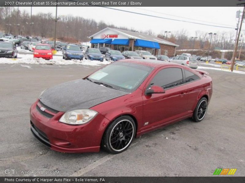 Sport Red Tint Coat / Ebony 2007 Chevrolet Cobalt SS Supercharged Coupe