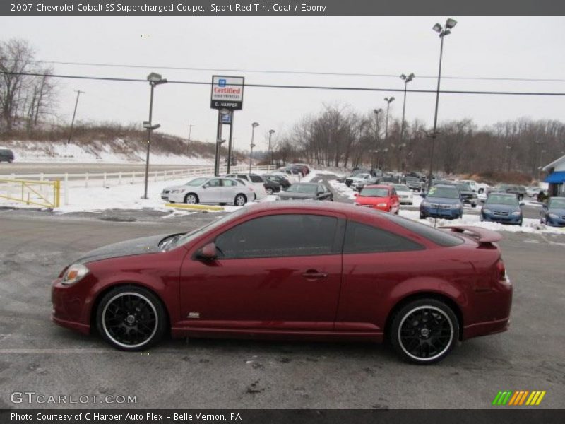 Sport Red Tint Coat / Ebony 2007 Chevrolet Cobalt SS Supercharged Coupe