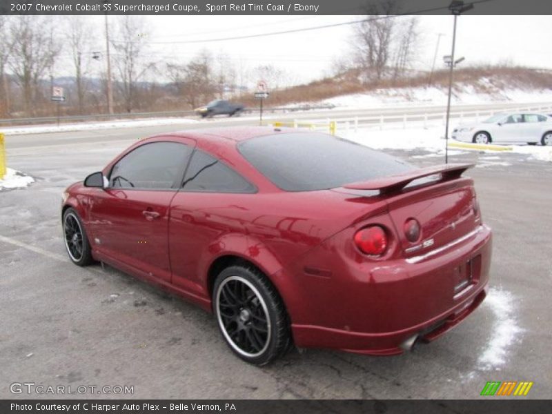 Sport Red Tint Coat / Ebony 2007 Chevrolet Cobalt SS Supercharged Coupe