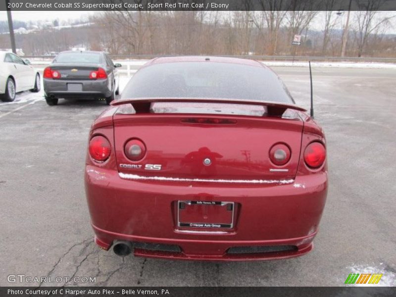 Sport Red Tint Coat / Ebony 2007 Chevrolet Cobalt SS Supercharged Coupe