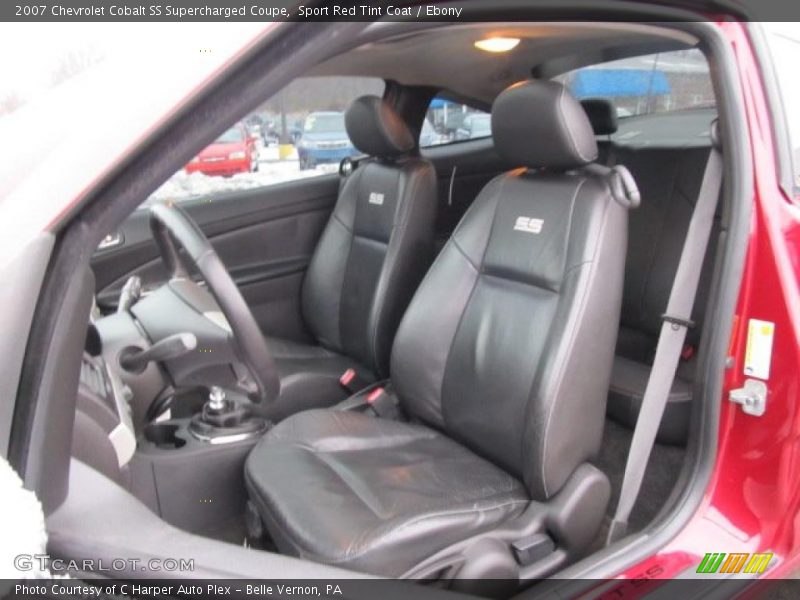  2007 Cobalt SS Supercharged Coupe Ebony Interior
