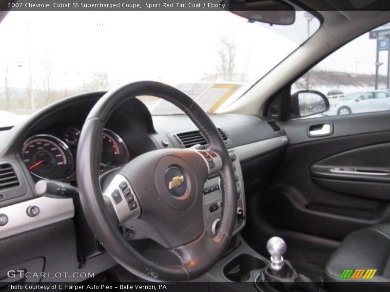 Sport Red Tint Coat / Ebony 2007 Chevrolet Cobalt SS Supercharged Coupe