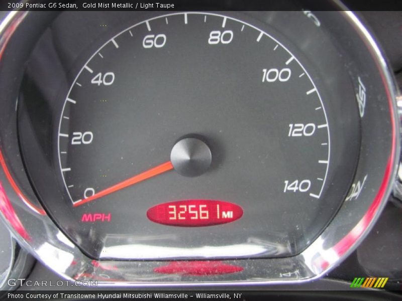 Gold Mist Metallic / Light Taupe 2009 Pontiac G6 Sedan