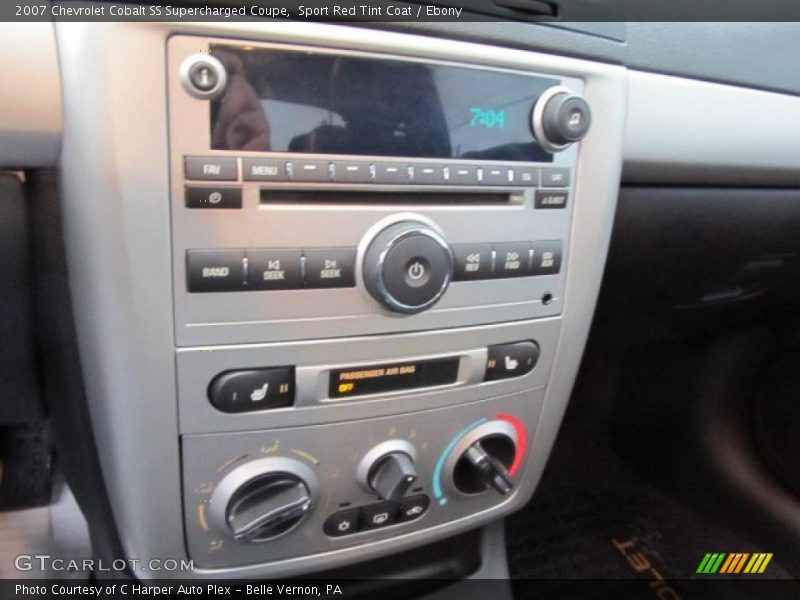 Sport Red Tint Coat / Ebony 2007 Chevrolet Cobalt SS Supercharged Coupe