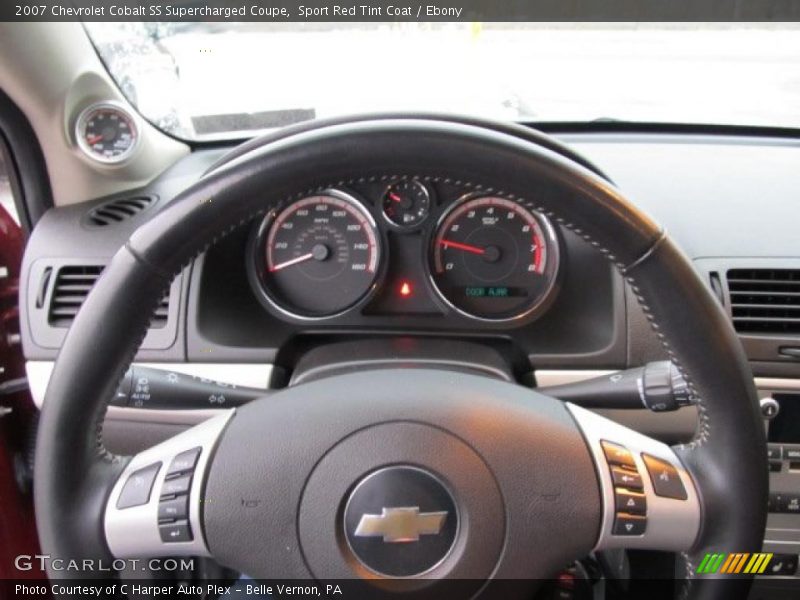 Sport Red Tint Coat / Ebony 2007 Chevrolet Cobalt SS Supercharged Coupe